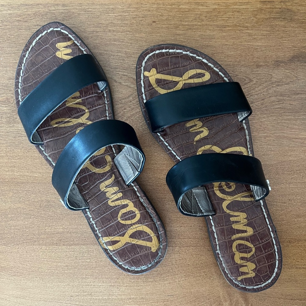 Sam Edelman Gala Slide Black Sandals